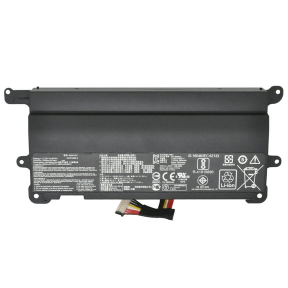 New A32N1511 Laptop Battery for ASUS ROG G752 G752V G752VL G752VT G752VM G752VY G752VS GFX72J GFX72VT GFX72VL6700 GFX72VY6820 A32LM9H 0B110-00370000 11.25V 67Wh 6000mAh