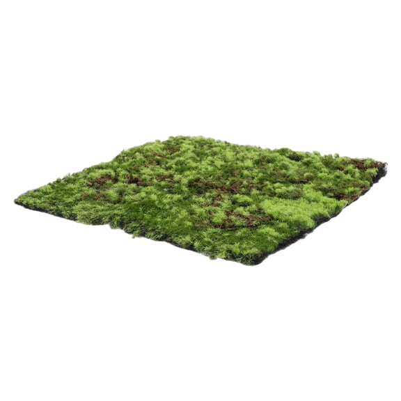 DEEPCRAFF Plastic Artificial Moss Carpet Lifelike Green Faux Grass for Home and Office