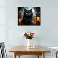 thumbnail image 3 of TISHIRON Paint by Numbers for Adults,16x20 inch Canvas Wall Art Black Cat Oil Painting by Numbers Kit for Home Wall Decor (Frameless), 3 of 5