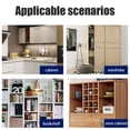 thumbnail image 3 of Shelf Pins, 1/4" L-Shaped Shelf Support Pegs with Black Rubber Sleeve, Cabinet Shelf holder Bracket Pegs for Kitchen, Bookshelves, Furniture, Shelves Silver, 3 of 6