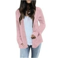 thumbnail image 2 of Hrsba Open Cardigan Sweaters for Women Solid Color Knit Sweater Outerwear with Side Pockets, 2 of 7