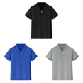 thumbnail image 1 of TSADFHJI Lot de 2 4T Chemises Garçons Rouges Enfants Garçons Filles Manches Courtes Fermeture à Boutons Tissu Confortable & Doux TTTG, 1 of 6