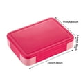 thumbnail image 3 of Binwennn Prep Containers Kitchen Storage Containers Sliced Cheese Container for Fridge Your School Heroes Bento Lunch For Adults And Children Leak Proof Lunch With Cutlery & Cup Dishwasher & Microwave, 3 of 4