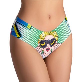 mememe SFB-21 Thong Comfortable Panties with Impressive Prints
