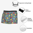 thumbnail image 5 of Kdxio Men's Boxer Briefs with Fruit Ice Cream Print - Comfortable and Breathable Underwear for Everyday Wear, 5 of 7