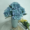 thumbnail image 4 of MINKUROW Blue Hydrangea Artificial Flowers,6 Pcs Faux Hydrangea Flowers,Artificial Hydrangeas Flowers with Stems,Fake Hydrangeas,Silk Hydrangeas Flowers with Stems for Home Decor (6,Blue), 4 of 5