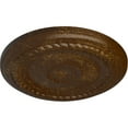 thumbnail image 3 of Ekena Millwork 7 7/8"OD x 3/4"P Small Alexandria Ceiling Medallion (Fits Canopies up to 4 5/8"), Hand-Painted Root Beer Crackle, 3 of 7