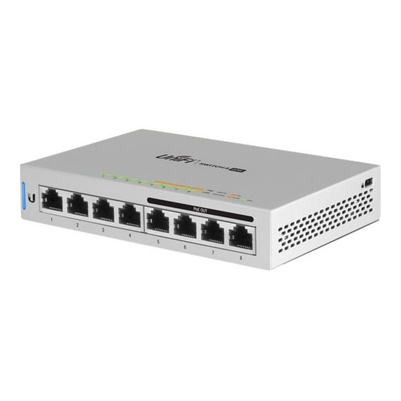 Ubiquiti UniFi Switch US-8-60W - Commutateur - Géré - 4 x 10/100/1000 + 4 x 10/100/1000 (PoE) - Ordinateur de Bureau - PoE (pack de 5)