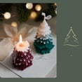 thumbnail image 4 of Bougies de Sapin de Noël Bougies en Forme de Tour Rétro Bougie Parfumée Sans Fumée, 4 of 8