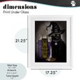 thumbnail image 4 of Stupell Industries Eclectic Black Cat Gothic Books White Framed Print Under Glass, 17 x 21, by Lori Mosley, 4 of 8