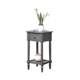 thumbnail image 3 of French Country Khloe Accent Table in Grainy Gray Wood Finish, 3 of 4