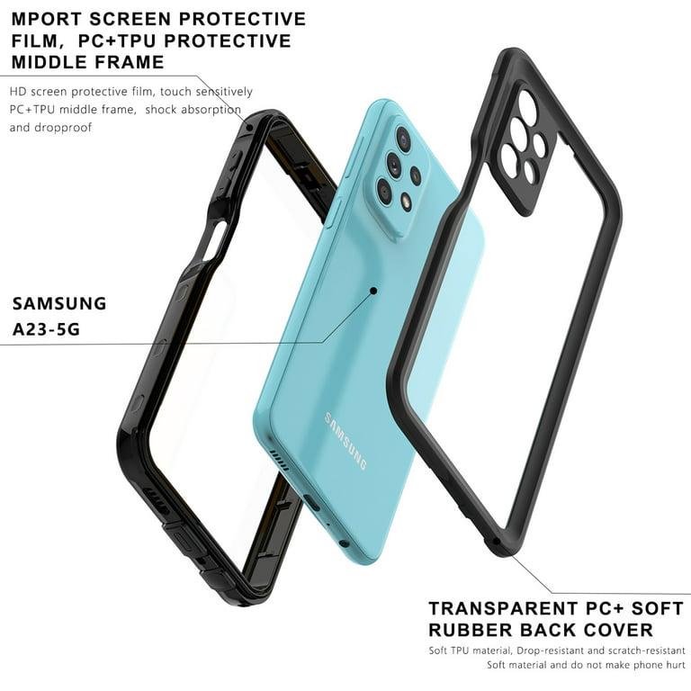  Samsung Galaxy A23 5G Case with HD Screen Protector