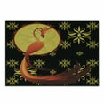 thumbnail image 1 of Birds Cutting Board, Mythical Fiery Phoenix Standing by the Fullmoon Ornamental Design, Decorative Tempered Glass Cutting and Serving Board, in 3 Sizes, by Ambesonne, 1 of 2