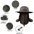 thumbnail image 3 of Fishing Flap Caps Men Women Windproof Sunshade Detachable / Removable Ear Neck Cover Fishermen Hat Outdoor Sportswear Accessories, 3 of 5