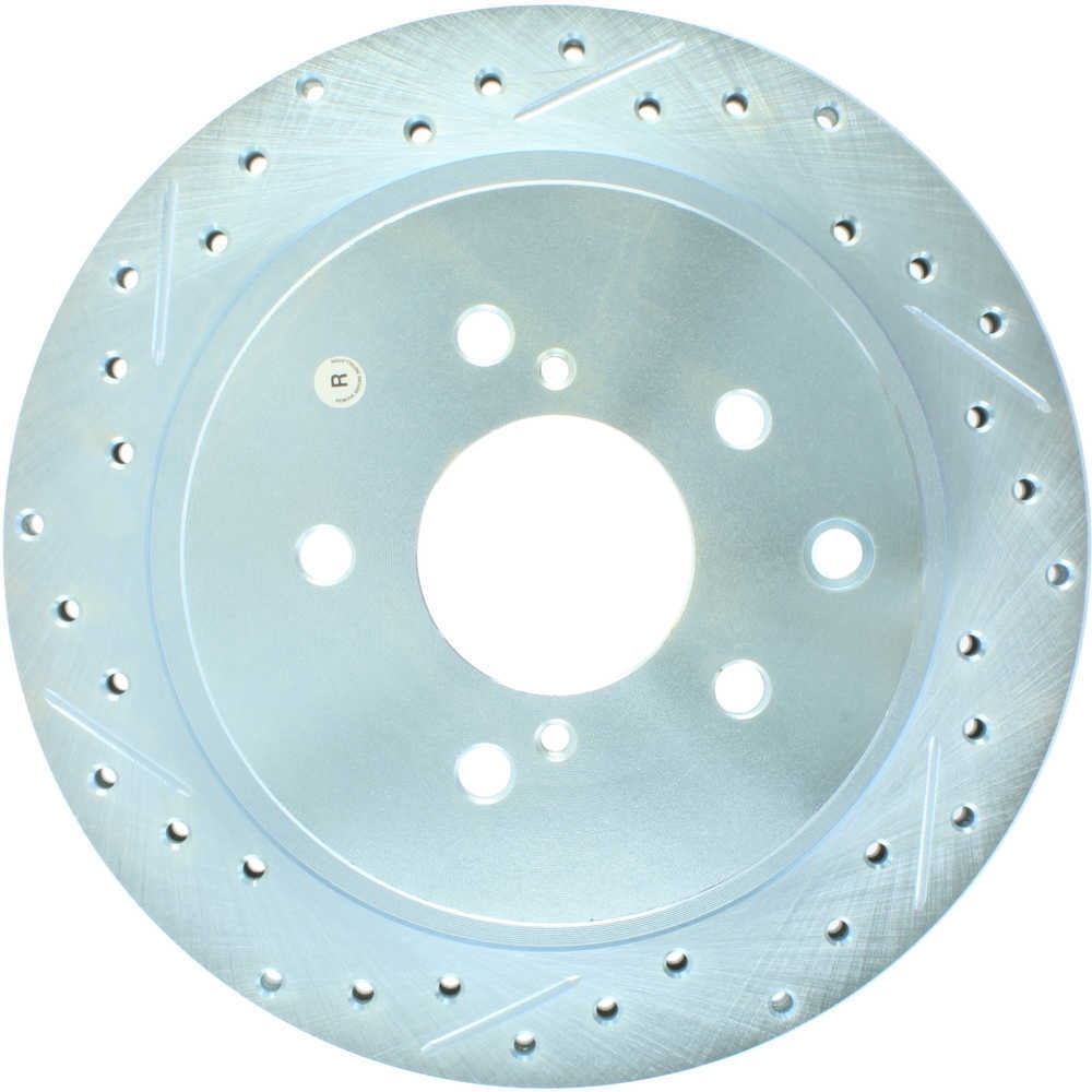 StopTech 227.42047R Select Sport Drilled and Slotted Brake Rotor; Rear Left, improved looks and