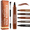 Brown, variant on Eyebrow Pen,multiple colors,4 Fork Tip for 3D Natural Eyebrow, Hair Line, Beard Line,Waterproof - Last All Day - Liquid Eyebrow Pencil