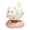 Pink, variant on CoreLiving Ceramic Cat Decor, Whimsical Miniature Figurines for Office Desk and Bookshelf, Cute Animal Statue Gifts for Cat Lovers, Home Tabletop Accents