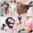 thumbnail image 2 of Secadora de Cabello Ion Negativo, Secadora con Difusor para Rizos, 1800W Secadora de Pelo Profesional con 3 Temperatura Ajustable y 2 Velocidades, Secadora Cabello Port&aacute;til con Boquillas y, 2 of 8