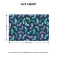 thumbnail image 2 of Placemats Set of 4 / 6, Green Christmas Print Socks Placemats for Dining Table Indoor/Outdoors Heat Resistant Washable Placemats 18" x 12", 2 of 8
