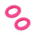 thumbnail image 1 of Greeniant Anillo de entrenamiento de juguete interactivo de 2 piezas, disco de limpieza, entretenimiento, artesanía de tamaño compacto de larga Suministros para perros Rosa roja 9.5 cm Greeniant PT004558-05, 1 of 6