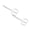 Eyebrow Scissor-Silver, variant on ZOURIH 2 Pcs Small Scissors,3.3in Beauty Scissors,for Personal Facial Hair Grooming,Curved and Round Design,for Trim Men/Women Eyebrows Trimming, Eyelashes,Nose Hair, Ear, Mustache,Scissor-Silver