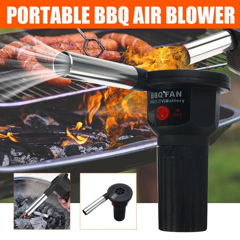 Portable Barbecue Air Blower Battery Powered BBQ Charcoal Grill Fire