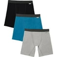thumbnail image 2 of Fruit of the Loom Men's Boxer Briefs Crafted Comfort Stretch 12-Pack Assorted Small, 2 of 7