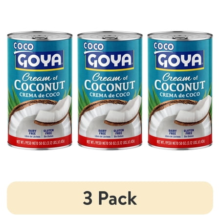 (3 pack) GOYA Cream of Coconut 50 oz Can