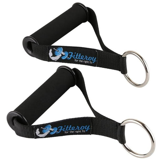 Fitteroy Heavy Duty Exercise Handles for Cable Machines and Resistance Bands (1 pair) Walmart