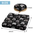 thumbnail image 7 of Boho Floor Pillow 22 Inch Square, Dutch Velvet Meditation Cushion for Yoga and Reading, 7 of 7