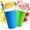 Blue+Green, variant on 500ML Slushie Cup, DIY Magic Slushy Maker Cup, Cool Stuff Things Gadgets for Juices Milk Ice Cream Make, Quick Frozen Squeeze Slushy Cups with Lids & Straw for Teens Kids Family, Pink