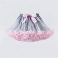 thumbnail image 2 of WRKEKC Girls Tulle Skirt Elastic Waist with Liner Solid Color Soft Breathable Comfortable Cotton Fabric Lightweight Daily Wear 0-10 Years, 2 of 5