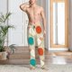thumbnail image 2 of Balery Vintage Bowling Pantalones de pijama para hombre, pijama ultraligero, pantalón de descanso-Medium, 2 of 6