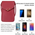 thumbnail image 4 of Small Crossbody Cell Phone Purses for Women Cell Phone Wallet Bags with Coin Pocket,red, 4 of 5