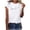 White, variant on Smile Letter Graphic Tees for Women 2026 Summer Casual Short Sleeve Crewneck Mental Health Shirt Inspirational T Shirts