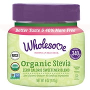 WHOLESOME SWEETENERS: Organic Stevia Jar 6 oz