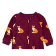 thumbnail image 3 of Leveret Kids Footed Fleece Pajama Fox 2 Year, 3 of 3
