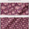 thumbnail image 2 of Soimoi Cotton Voile Fabric Leaves & Rose Floral Print Fabric by Yard 42 Inch Wide, 2 of 7