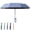 blue, variant on Creative Ring Buckle Windproof Reinforced Umbrella, Automatic Folding Portable for Rain, Hang on Bags or Luggage