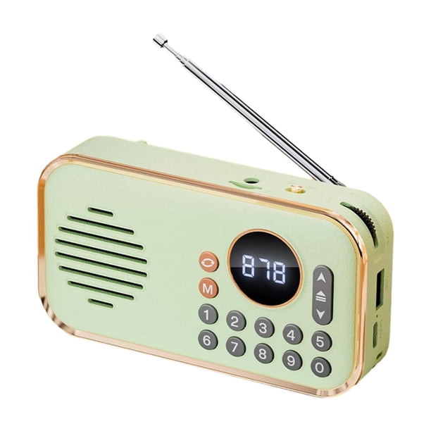 Pisexur Electrónica para Hombres, Radio Estéreo Bluetooth con Memoria USB, Altavoz Portátil, Moderno, Compacto y Portátil, Batería de Larga Duración, Múltiples Modos, Electrónica para Niños, Organiza
