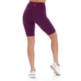 thumbnail image 3 of BSP Women's Active High Waist Biker Shorts With Mesh Panel & Pockets, 3 of 4