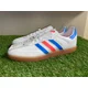 thumbnail image 3 of Adi-das VeloSamba Vegan White Blue Rush Cycling Shoes Mens Size 12 GW5323 NEW, 3 of 6