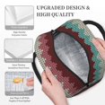 thumbnail image 3 of Daiia fall leaf Element Pattern Lunch Bag , Insulated Lunch Box, Small Leakproof Cooler Food Lunch Containers Reusable High Capacity Lunch Tote Bags-One Size, 3 of 6