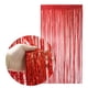 thumbnail image 5 of Paquete de 2 cortinas de aluminio con flecos y oropel metálico plateado para cumpleaños, bodas, baby showers, fiestas de discoteca, 5 of 5