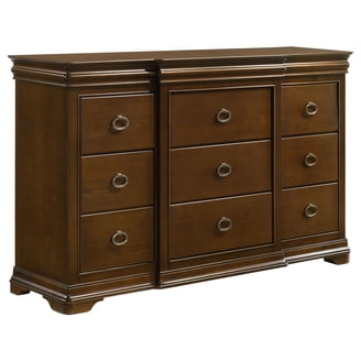 Emberlyn 6-drawer Dresser with Mirror Brown - Walmart.com Emberlyn 6-drawer Dresser with Mirror Brown - Walmart.com