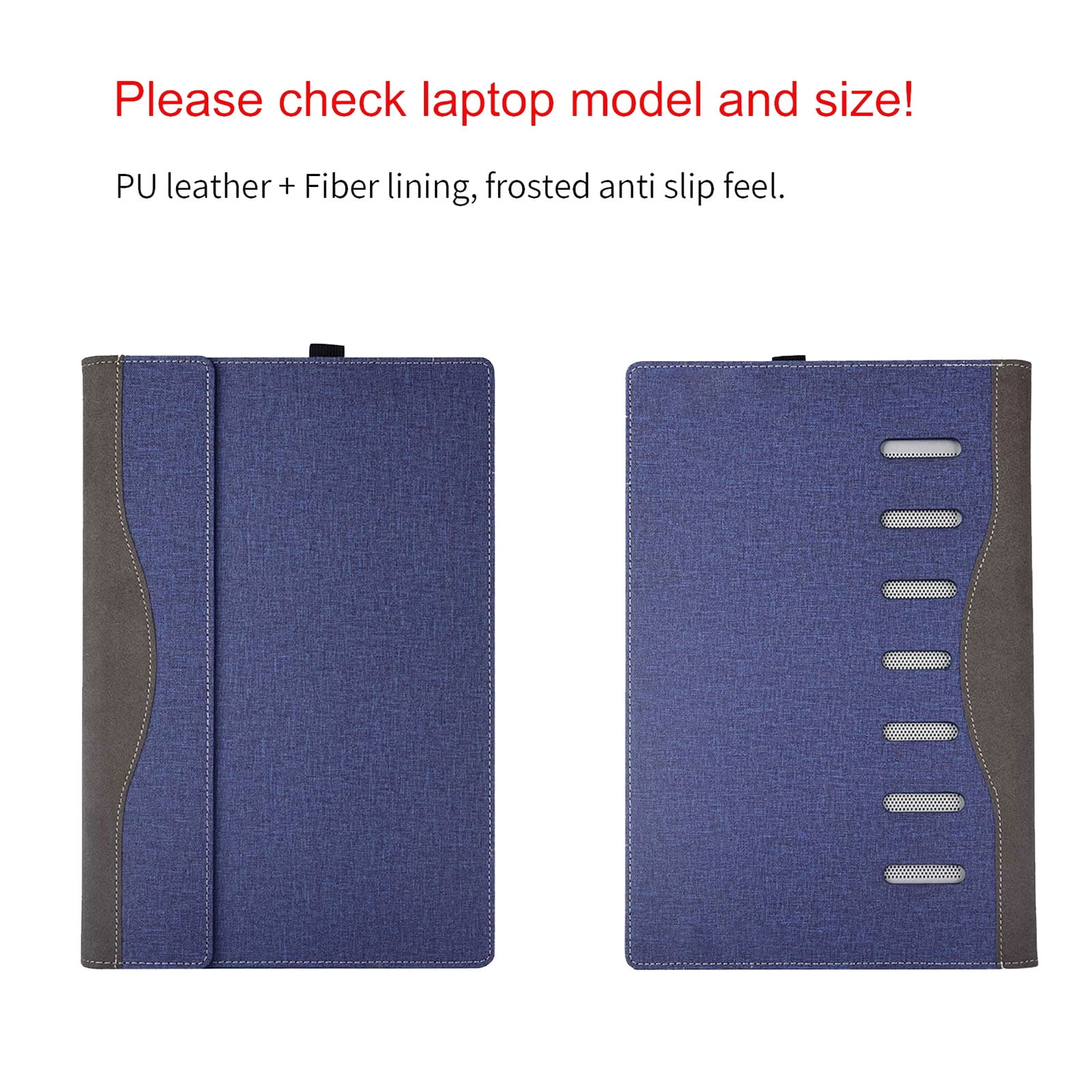 Laptop Case Cover for 14-inch Lenovo Flex 7 14IAU7 14IRU8 [Do Check Model] 2-in-1 PU Leather Protective Laptop Bag