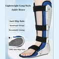 thumbnail image 7 of Adjustable Ankle Stabilizer Brace for Sleeping, Breathable Foot Drop Support Splint with Padded Liner & Secure Straps for Men and Women, 7 of 7