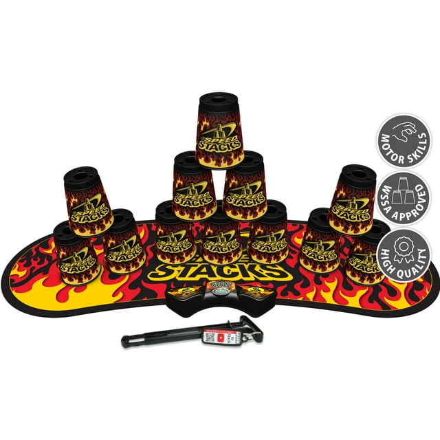 Vasos de Apilamiento Deportivo Speed Stacks Competidor Llama Negra