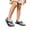 Dark Blue, variant on Gyujnb Kids Cartoon Print Flip Flops Elastic Strap Non- Water Friendly Summer Beach Shoes,9-10 Years