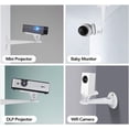 thumbnail image 5 of Mini Projecteur Mural, 6.3-7.87 Pouces Vis M4 Rotation 360°, Inclinaison 60°, 5 of 5